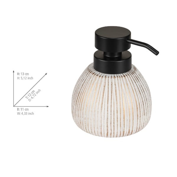 Dozator de săpun lichid alb din ceramică 500 ml Pascoli – Wenko-image-4