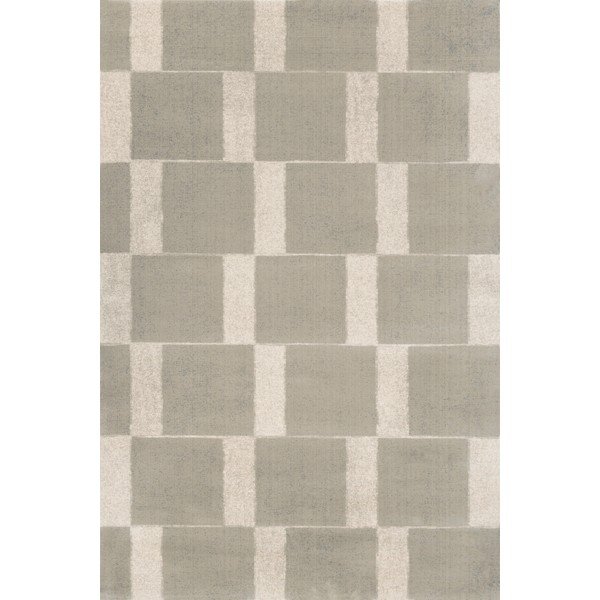 Covor grej din lână 133x190 cm Agnus Pavement – Agnella