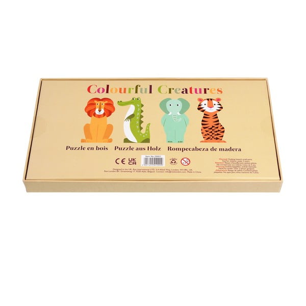Puzzle din lemn Colourful Creatures - Rex London-image-3