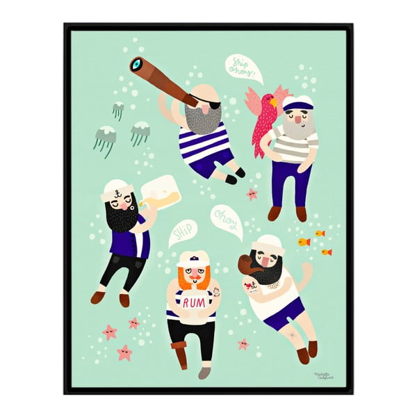Poster Michelle Carlslund Sailor Friends, 30 x 40 cm