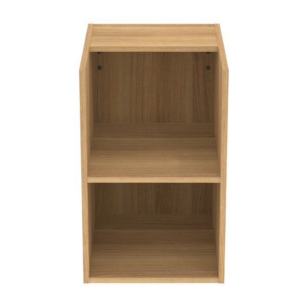 Dulap de baie în culoare naturală scund/suspendat cu aspect de lemn de stejar 40x63 cm i.Life B – Ideal Standard