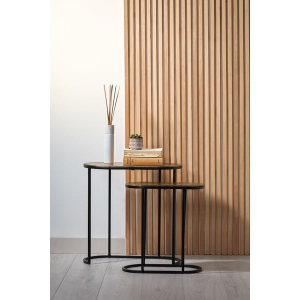 Măsuțe auxiliare 2 buc. din metal 26x53 cm Bocov – Light & Living-image-1