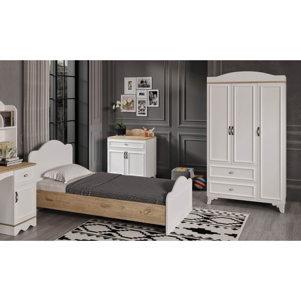 Pat alb-natural 90x190 cm Alessa – Kalune Design-image-2