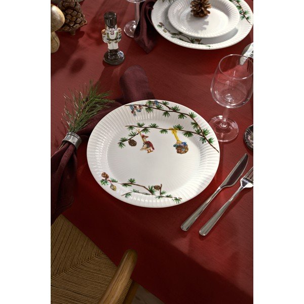 Farfurie albă din porțelan ø 27 cm  cu model de Crăciun Hammershøi Christmas – Kähler Design-image-3