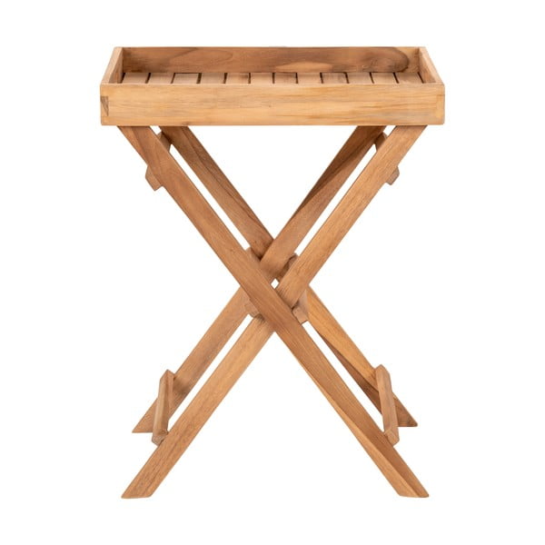 Masă de servire pentru grădină din lemn de tec 29x39 cm Ronda – House Nordic-image-1