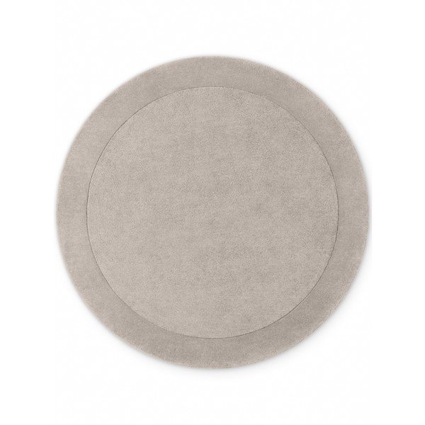 Covor gri țesut manual rotund din amestesc de lână ø 200 cm Kivi – Villeroy&Boch