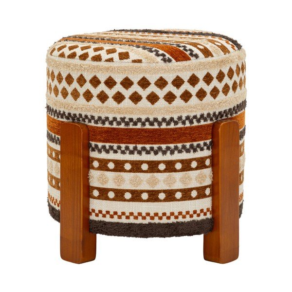 Puf maro/bej Ethnic  – Mauro Ferretti