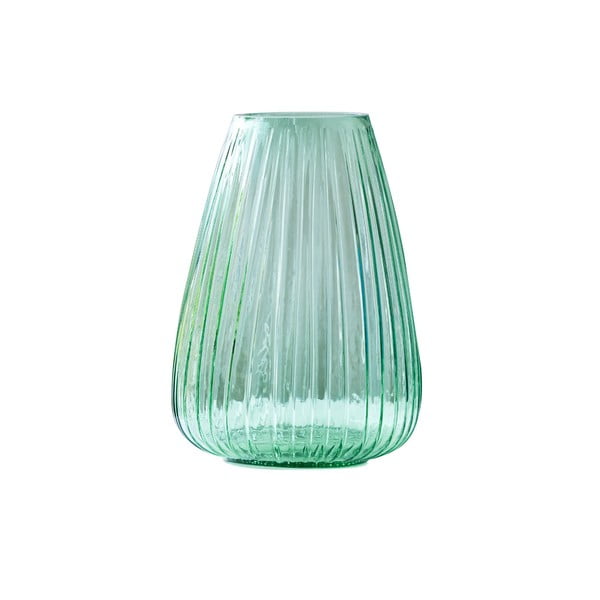 Vază din sticlă Bitz Kusintha, înălțime 22 cm, verde