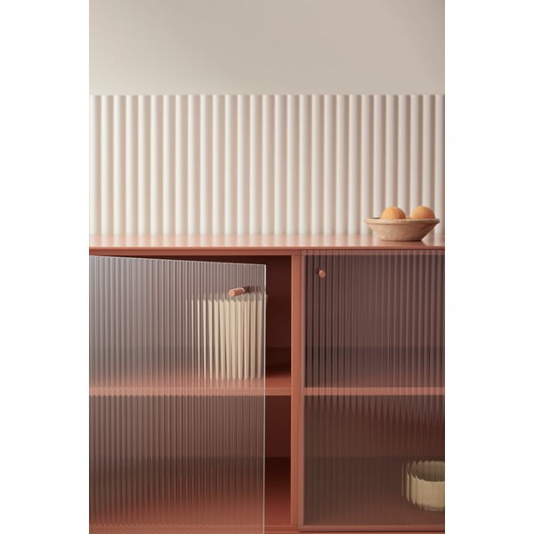 Vitrină roșu cărămiziu 91x111 cm Edge by Hammel – Hammel Furniture-image-3