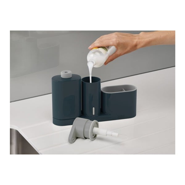 Suport pentru detergenți Joseph Joseph SinkBase Plus, gri-image-1