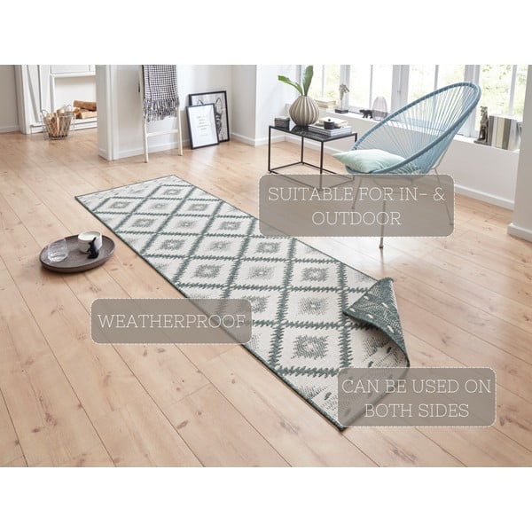 Covor adecvat pentru exterior NORTHRUGS Twin, 350 x 80 cm, verde-crem-image-4
