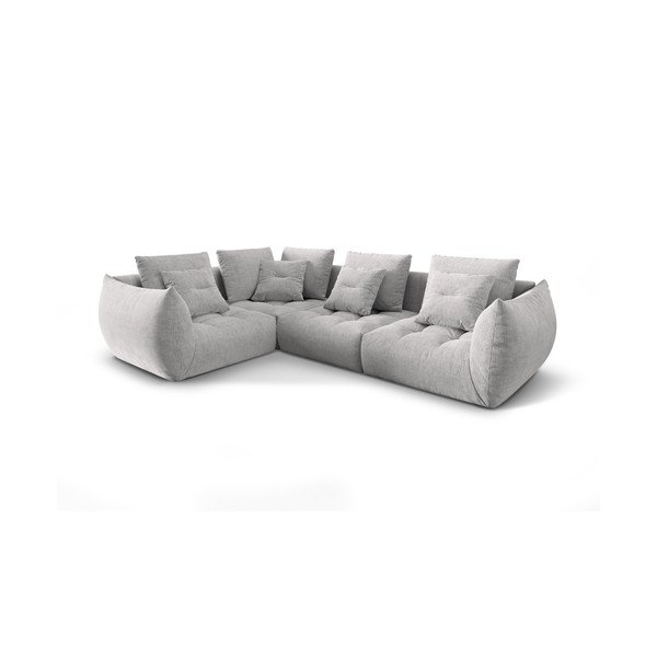 Colțar gri deschis (cu colț pe partea stângă /în formă de ”L”) Bloom – Micadoni Home-image-2