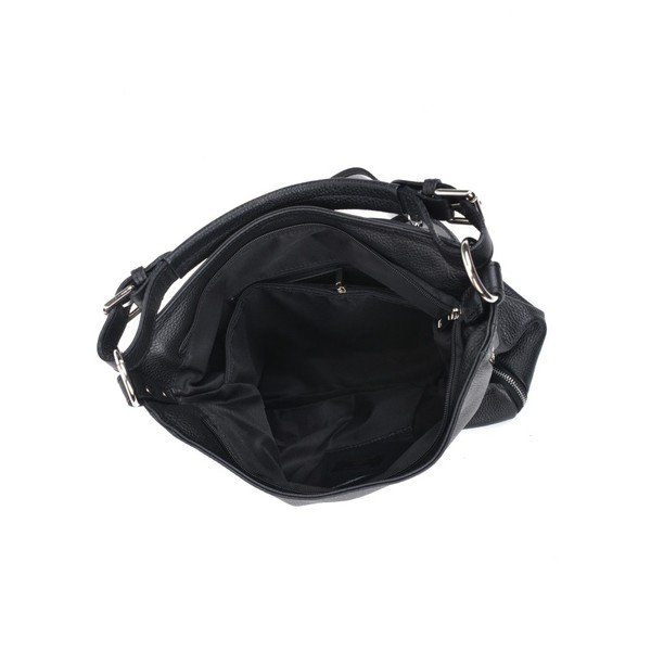 Geantă din piele Roberta M Valeria, negru-image-2