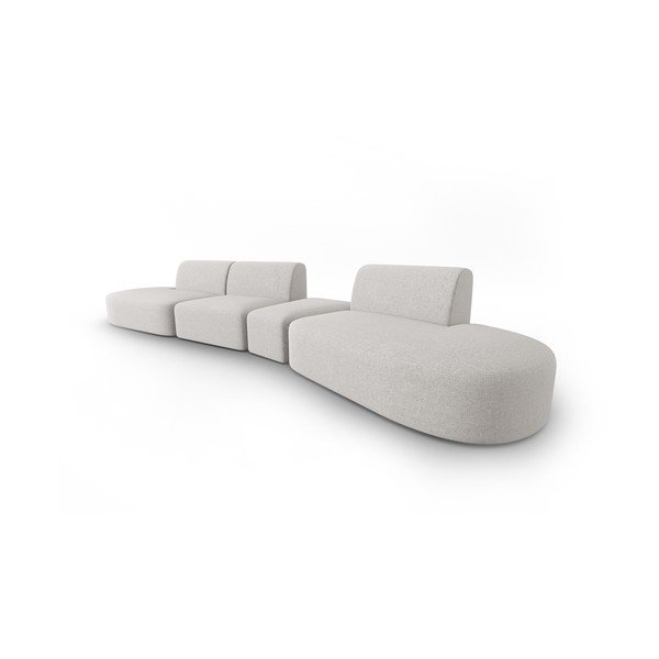 Canapea gri deschis 412 cm Shane – Micadoni Home-image-1