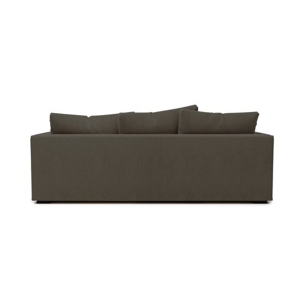 Canapea din catifea reiată gri închis 220 cm Comfy - Scandic-image-2