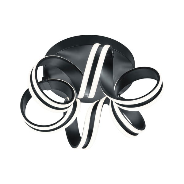 Plafonieră neagră LED Carrera – Trio