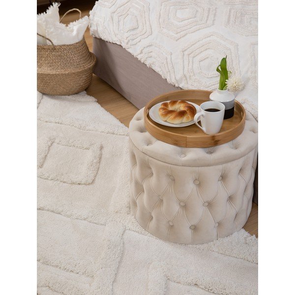 Covor bej 250x80 cm Magda - Westwing Collection-image-2