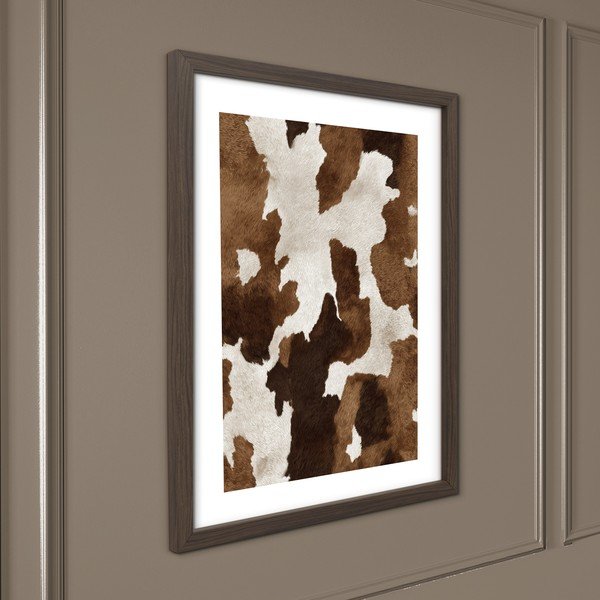 Tablou cu ramă imprimat 30x40 cm Cowhide – Styler-image-1