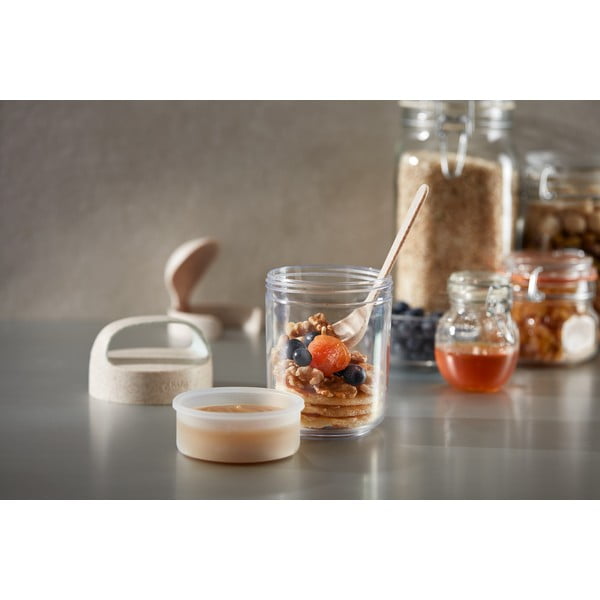 Recipient pentru iaurt cu lingură To Go Organic – Lékué-image-4