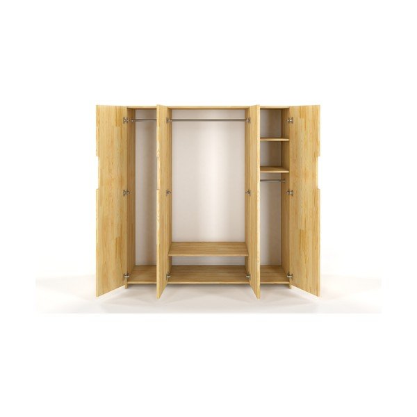 Dulap din lemn de pin Skandica Bergman, 170 x 180 cm-image-1