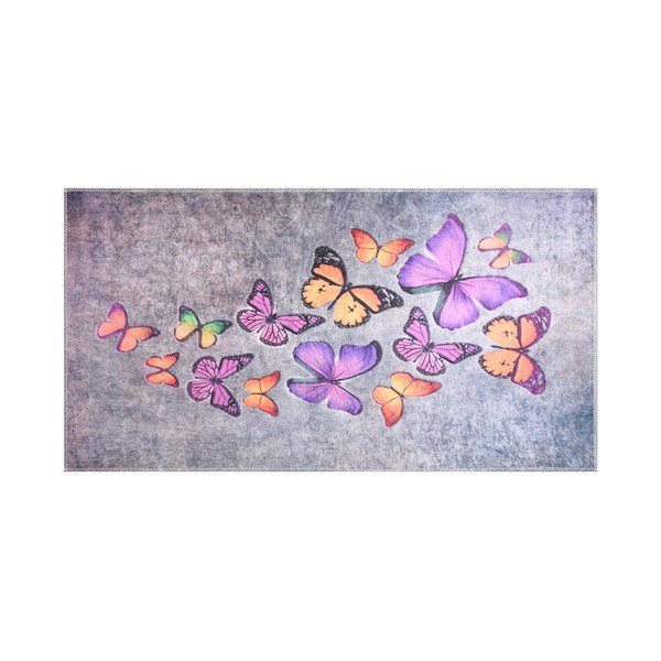 Covor rezistent Vitaus Butterfly Madness, 80 x 150 cm-image-1