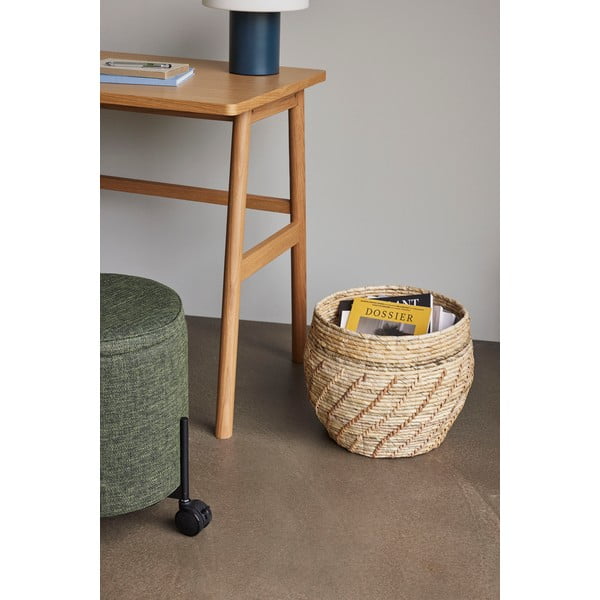 Puf cu roți verde Contain – Hübsch-image-3