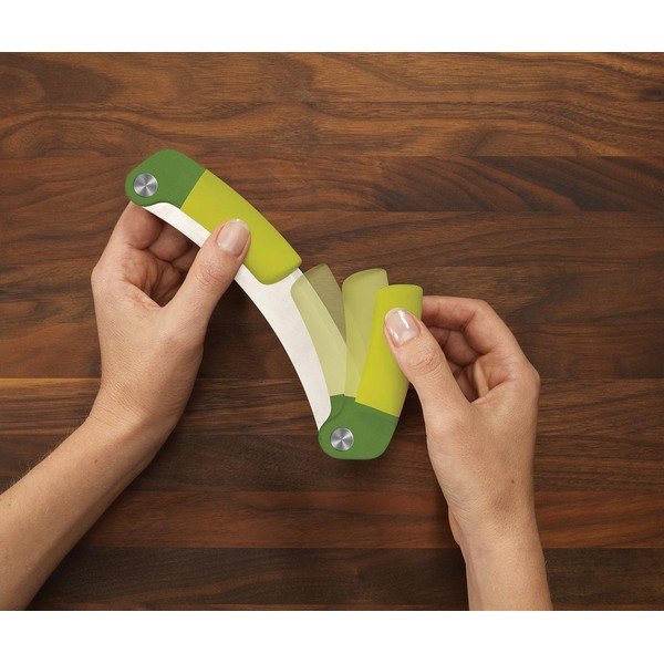 Tăietor de verdeață Joseph Joseph Mezzaluna, verde-image-3