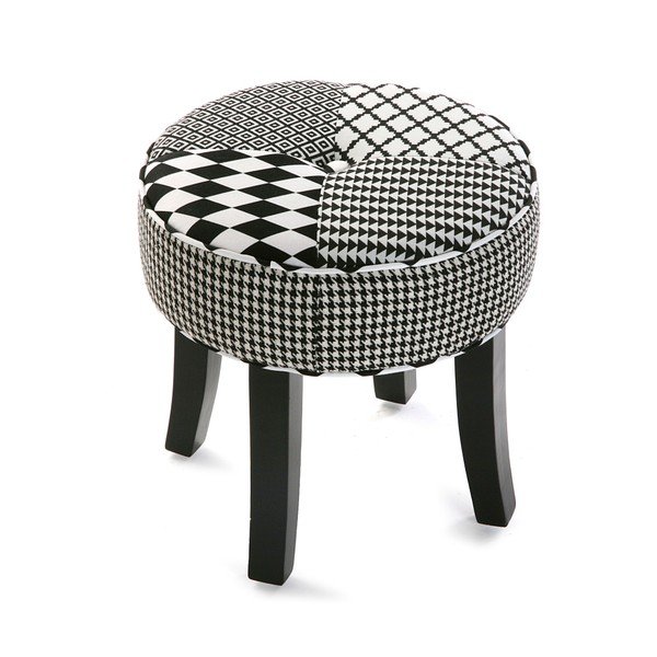 Taburet rotund Versa Geometrico Round-image-2