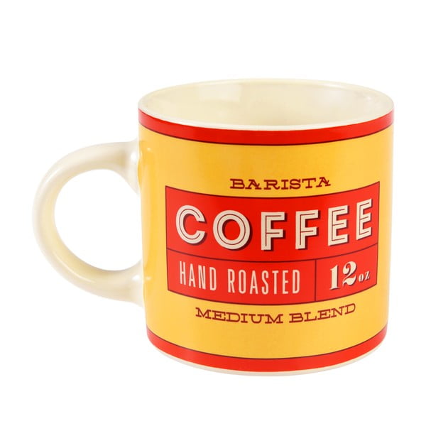 Cană roșie-crem din ceramică 350 ml Barista – Rex London