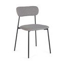 Scaun de dining gri tapițat Inka – Yes Everyday