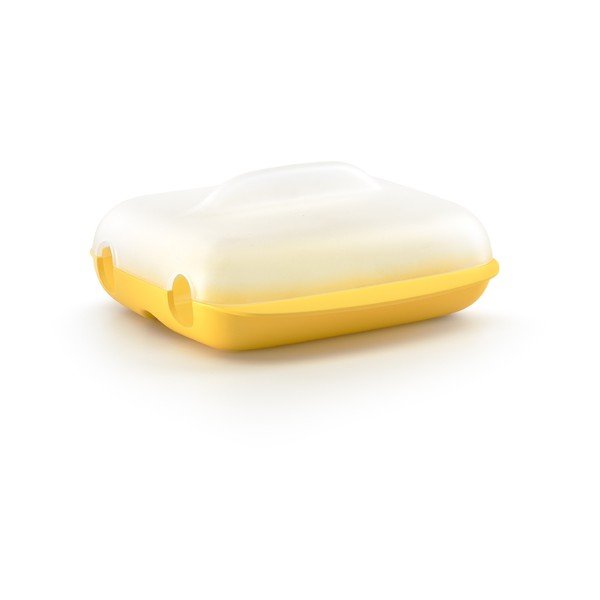 Recipient din silicon pentru prepararea porumbului Lékué Corn, galben-image-4