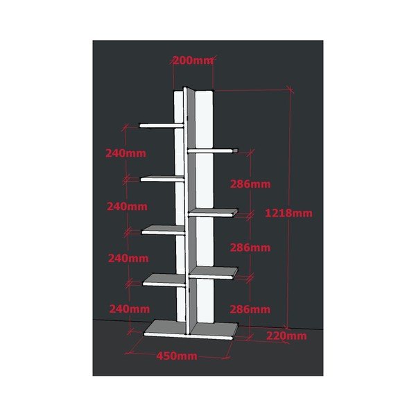 Bibliotecă Tree, alb-image-1