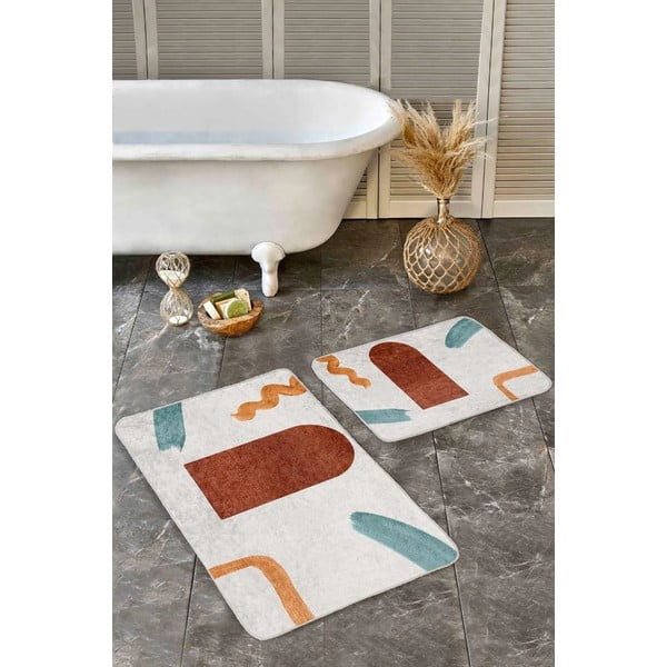 Covorașe de baie 2 buc. din catifea 60x100 cm – Mila Home-image-3