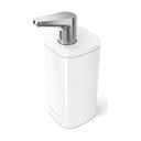 Dozator de săpun lichid alb din oțel 295 ml Pulse – simplehuman