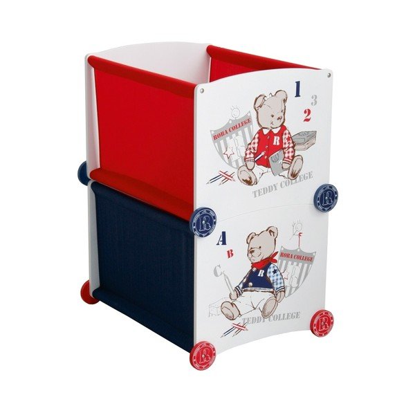 Cutie depozitare pentru jucării Roba Dolls Teddy, roșu -image-1