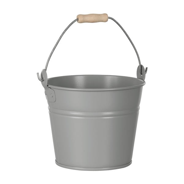 Gălețică decorativă Butlers Zinc Bucket, ⌀ 16 cm, gri