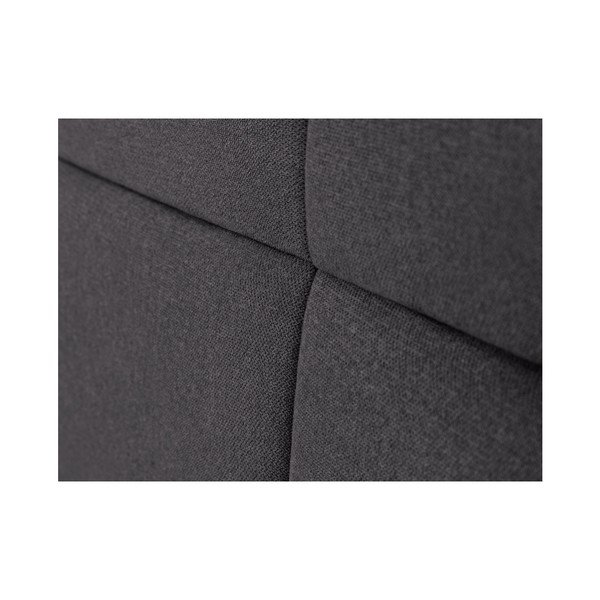 Tăblie de pat Mazzini Sofas Barletta, 160 x 120 cm, gri închis-image-3