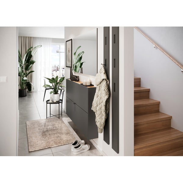 Pantofar gri antracit cu deschidere înclinată Ameca – Germania-image-3