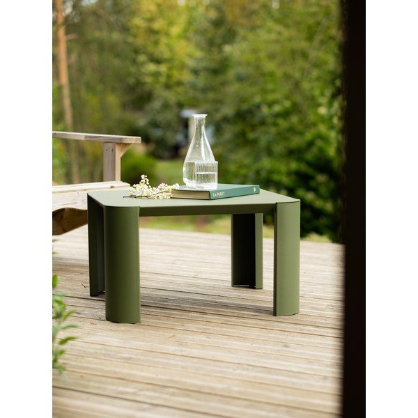Măsuță de cafea pentru exterior din metal 65x65 cm Fli – noo.ma-image-1