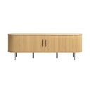 Comodă TV cu aspect de lemn de stejar 56x180 cm Nola – Unique Furniture