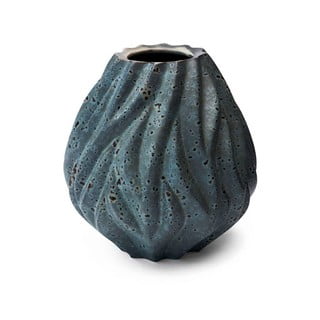 Vază din porțelan Morsø Flame, înălțime 15 cm, gri