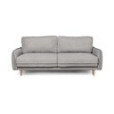 Canapea gri extensibilă cu tapițerie din stofă bouclé 215 cm Patti – Bonami Selection