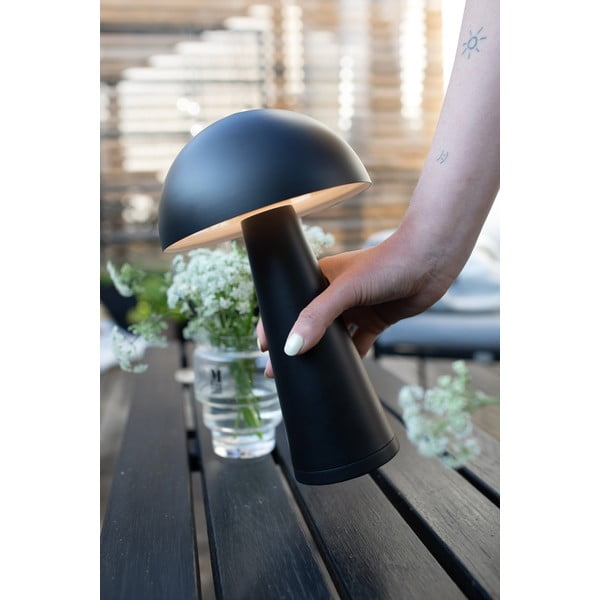 Veioză neagră LED (înălțime 26,5 cm) Fungi – Markslöjd-image-2