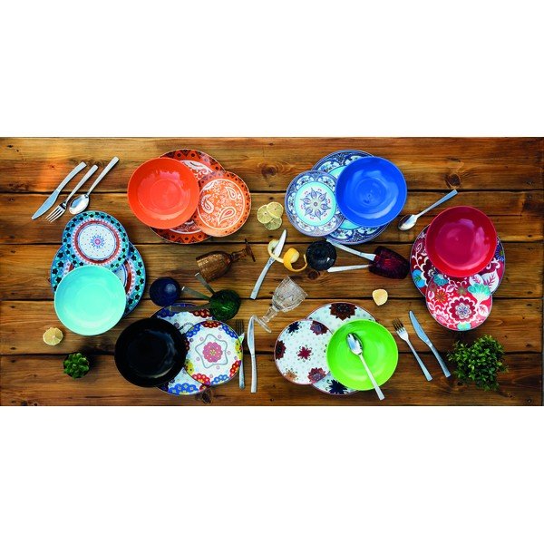 Set veselă 18 piese Villa d´Este Folie, multicolor-image-1