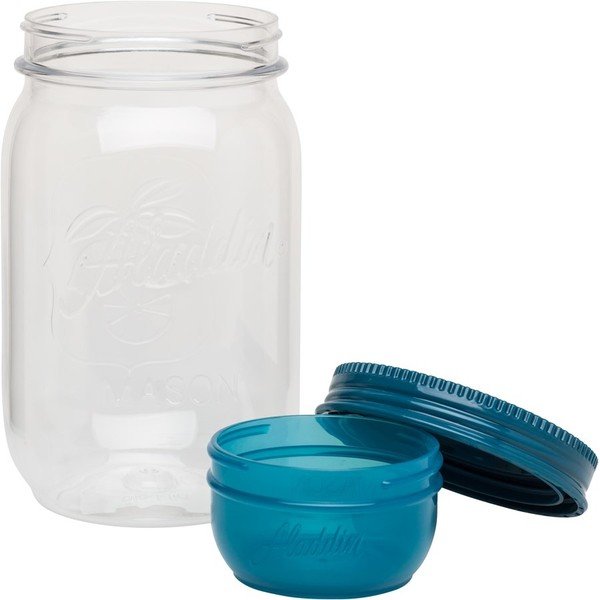 Recipient pentru salată cu bol și capac Aladdin Mason, 1 l, albastru-image-1