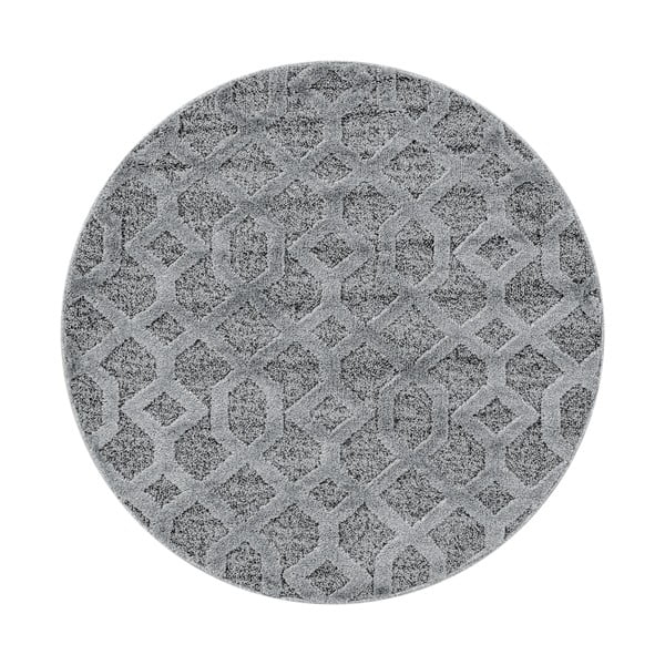 Covor gri rotund ø 160 cm Pisa – Ayyildiz Carpets