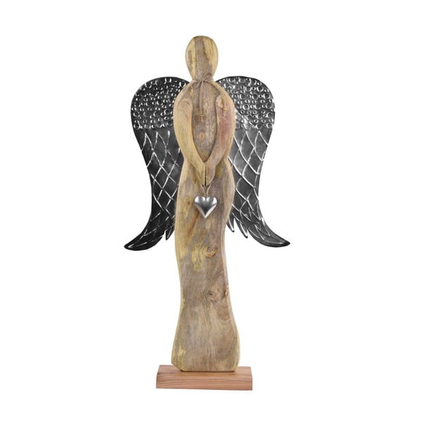 Decorațiune din lemn Ego Dekor Angel, înălțime 67,5 cm