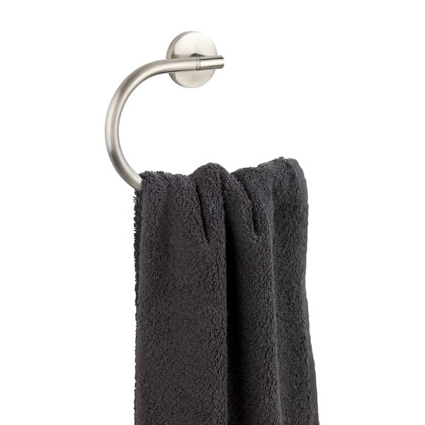 Suport de perete pentru prosoape din metal inoxidabil mat Wenko Cuba-image-3