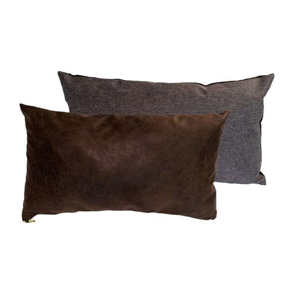 Set 2 perne Karup Deco Cushion Mocca/Granite Grey, 45 x 25 cm