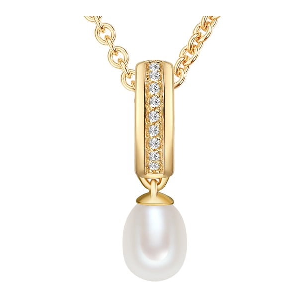 Colier cu perlă Chakra Pearls Gold